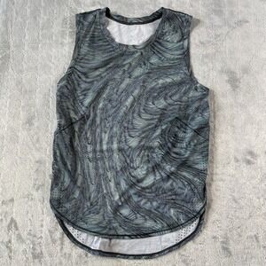 Lululemon Tank Top‎ Womens 4 High Neck Split Hem Active Gym Workout Performance